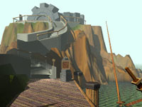 A screenshot from Myst