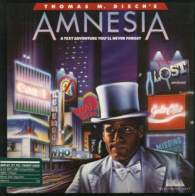 The box for the game Amnesia